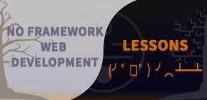 Title image for Noframework Lessons